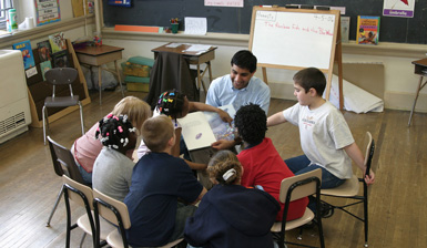 Jay Goyal in a Classroom